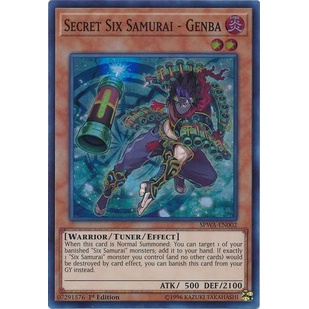 Thẻ bài Yugioh - TCG - Secret Six Samurai - Genba / SPWA-EN002