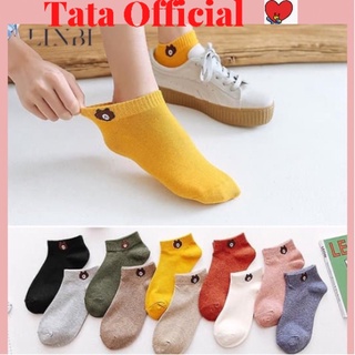 Tất gấu cổ ngắn phong cách Hàn Quốc - CN05 - Tata Official