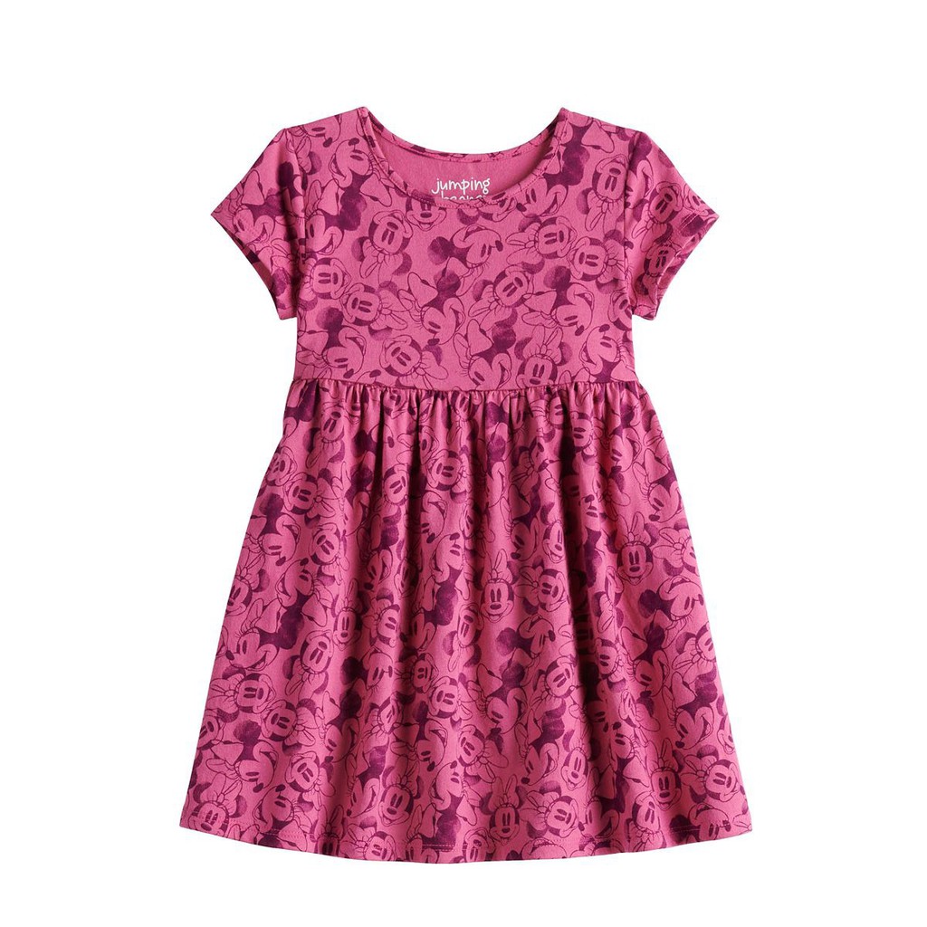 Dress / Đầm thun babydoll JB cho bé gái 8-19kg)