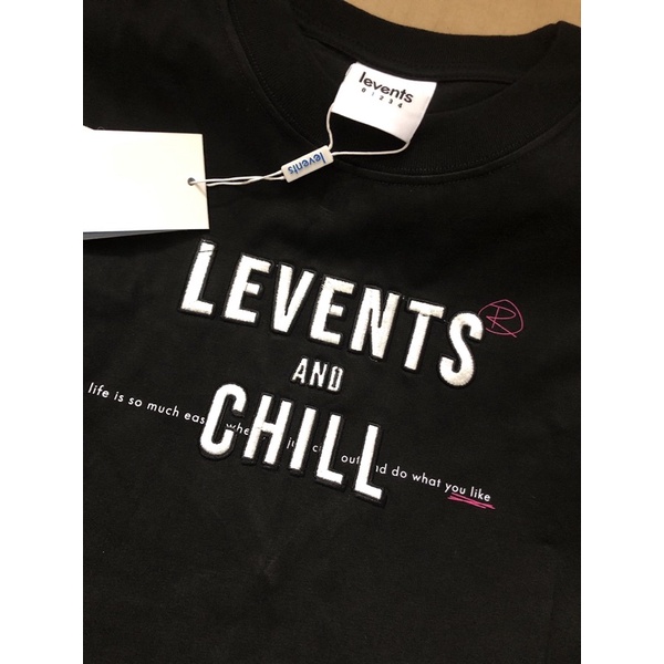 Áo Thun Levents & Chill Chữ Phía Sau Siêu Xinh