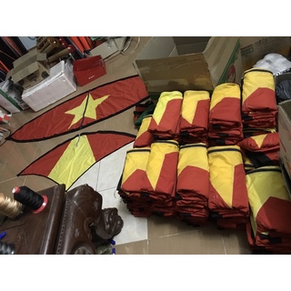 áo diều lắp ghép cờ đỏ nhiều kích cỡ ( từ hàng bình dân đến cao cấp )