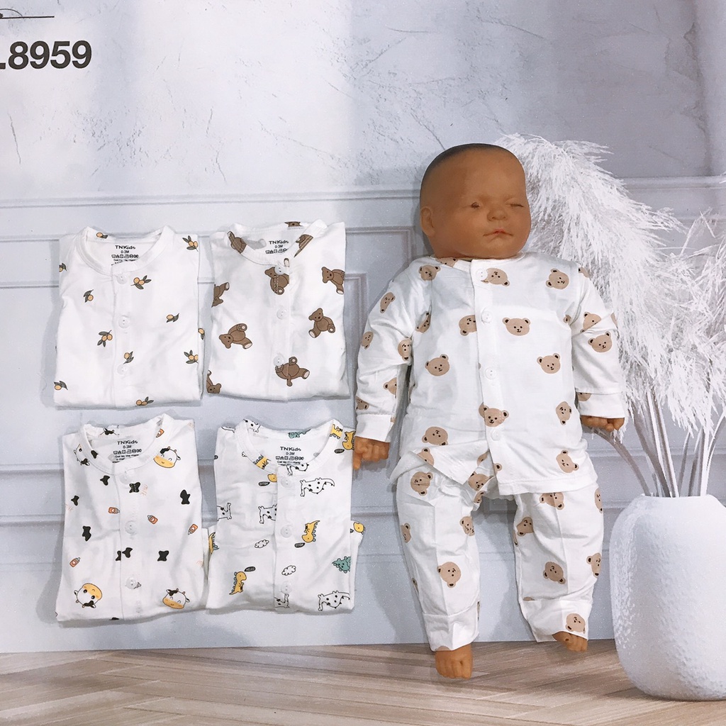 Bộ quần áo sơ sinh TN Kids sợi tre siêu mềm