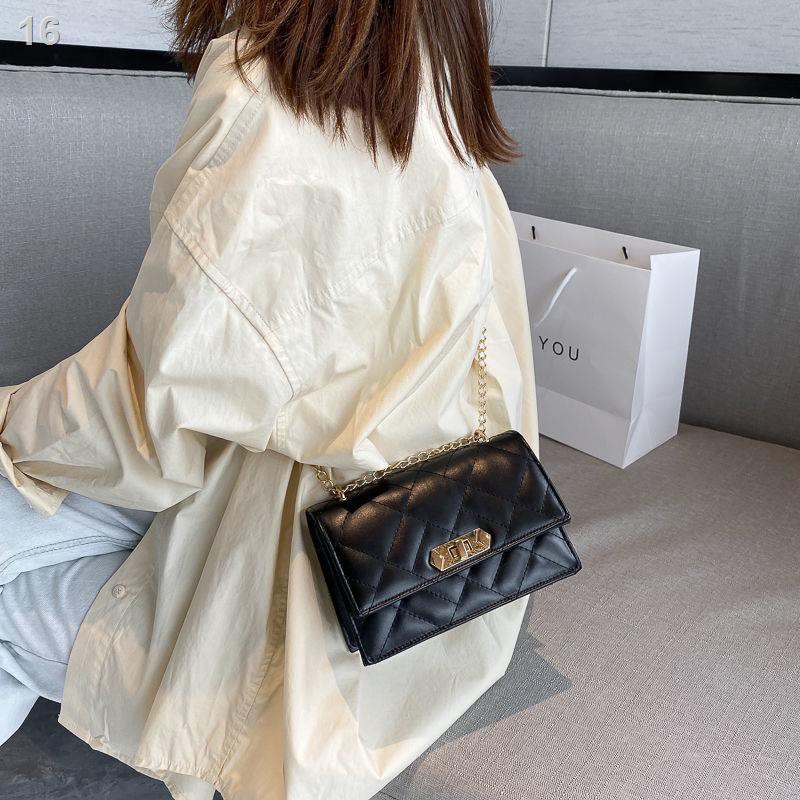 Túi nhỏ nữ dây xích đeo chéo một vai instagram dễ phối thời trang mẫu mới mùa hè 2020 vuông nổi tiếng trên mạng