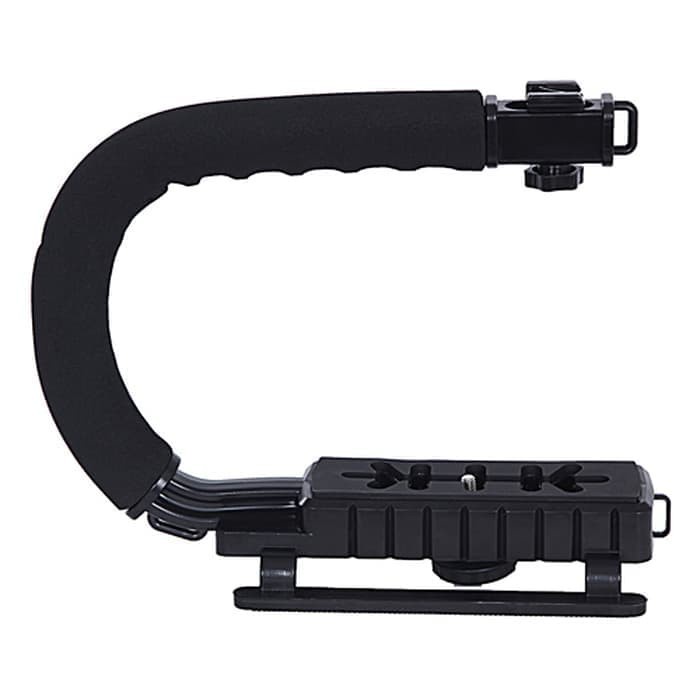 Tay cầm chống rung hình chữ c cho máy ảnh canon /nikon / sony / gopro
