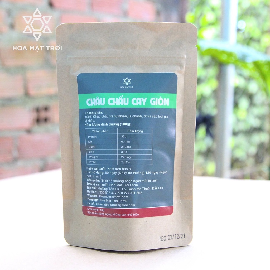 Châu Chấu Cay Giòn, Châu Chấu Rang Lá Chanh, Đồ Khô, Đồ Sấy - HOA MẶT TRỜI FARM | BigBuy360 - bigbuy360.vn