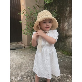 Váy cho bé gái ⚡️HÀNG CAO CẤP⚡️ Váy công chúa cánh tiên Smartkids phối ren thắt nơ lưng TE2514 / TE2515