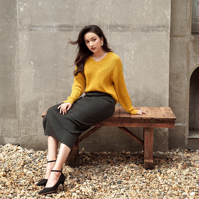 SYO - Áo Len Tay Dài Leona Top -L5820004 | BigBuy360 - bigbuy360.vn