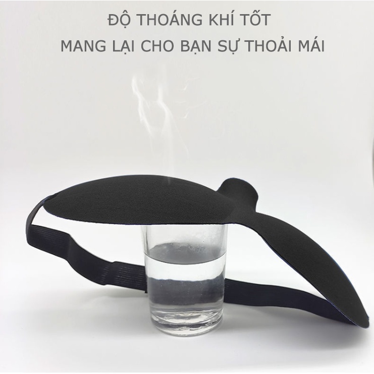 Miếng Che Mắt Khi Ngủ 3D Mềm Mại, Thoáng Khí, Mang Lại Sự Thoải Mái Và Thư Giãn