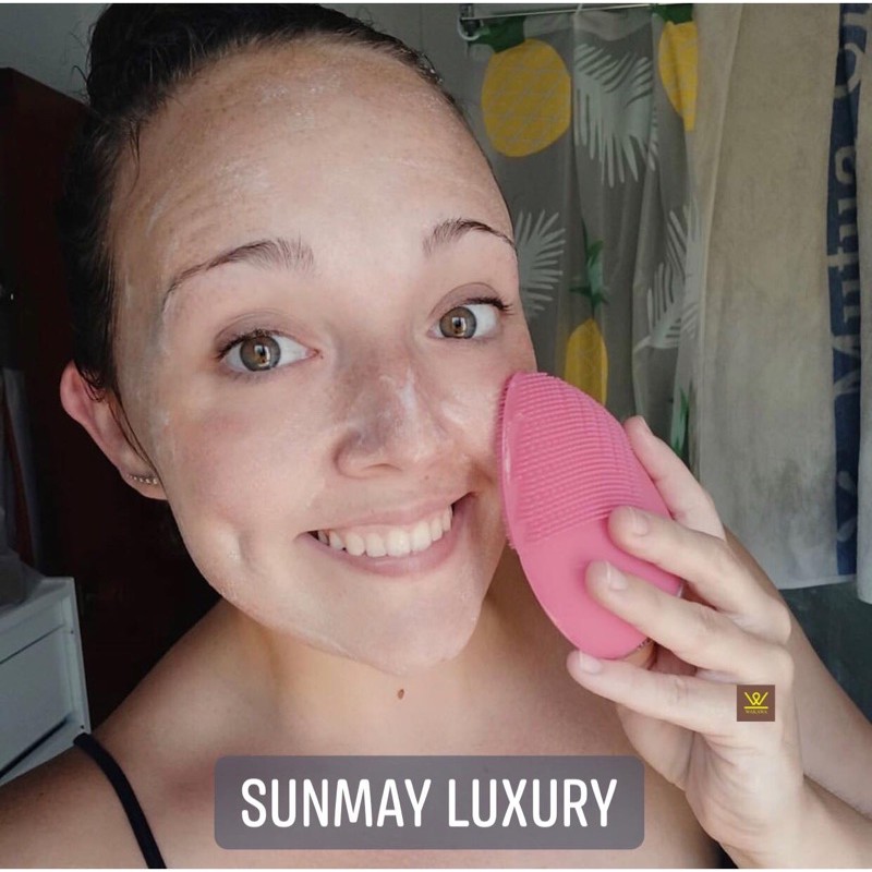 Máy rửa mặt Sunmay Luxury - Baby Pink