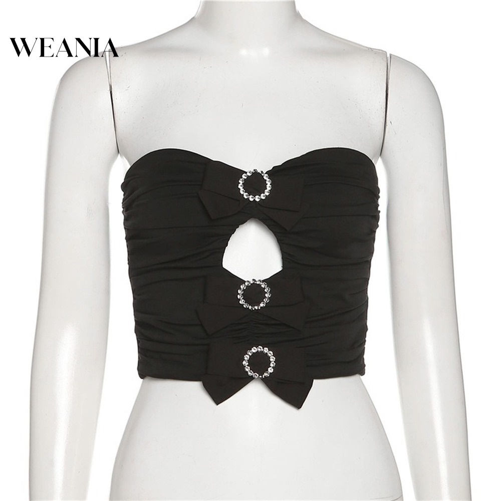 Áo Ống Xếp Ly Quyến Rũ Thời Trang Hè Cho Nữ