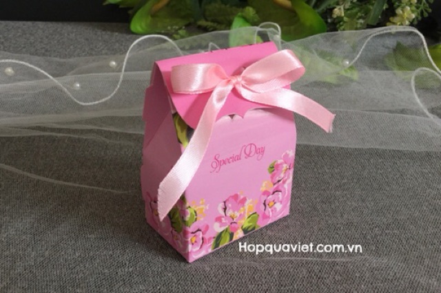 [giá sỉ ]Set 400 hộp quà cưới giá sỉ kèm nơ