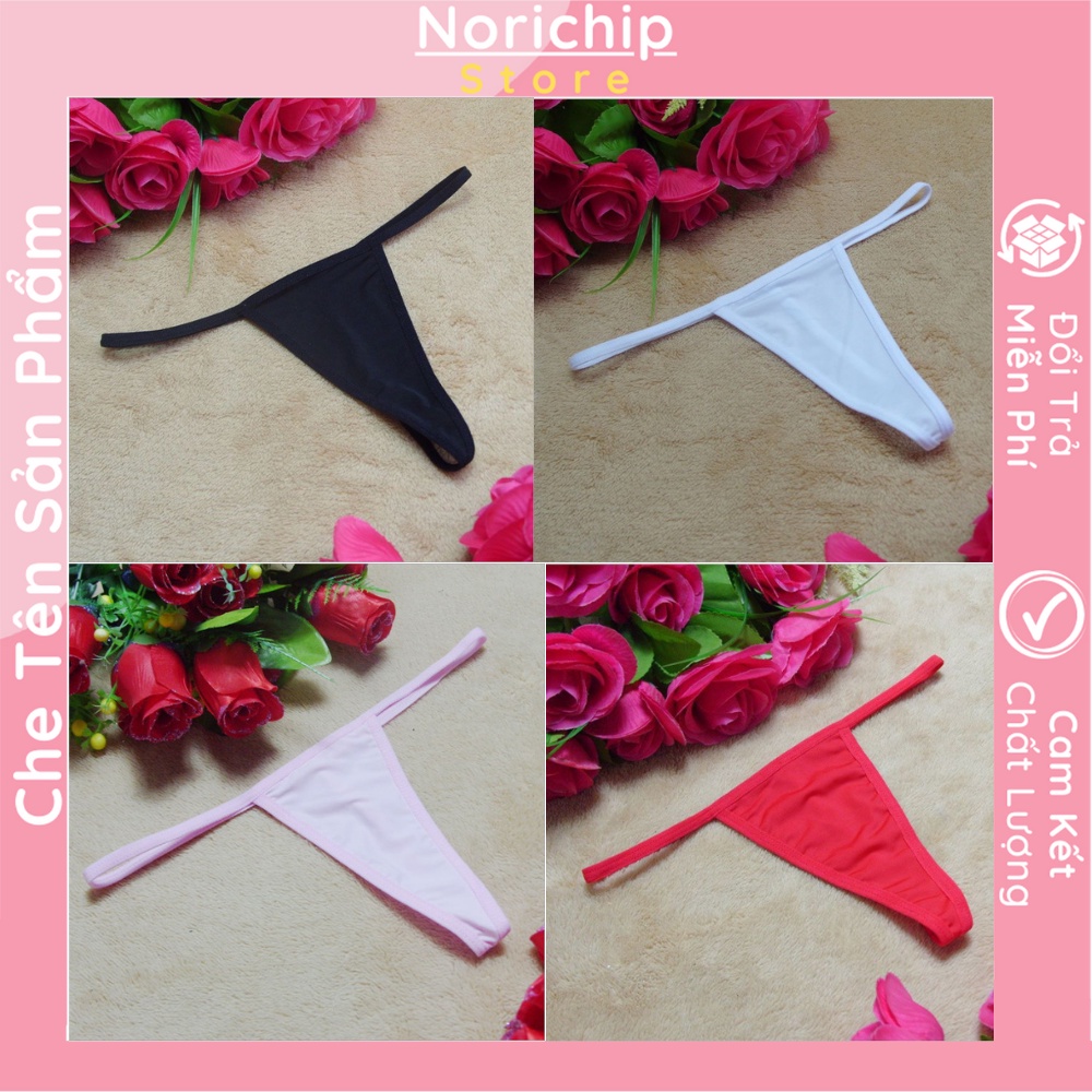 Quần lót cotton nữ lọt khe siêu rẻ Norichip_Store NH024 Quần lót lọt khe nữ sexy Quần chíp buộc dây lọt khe nữ