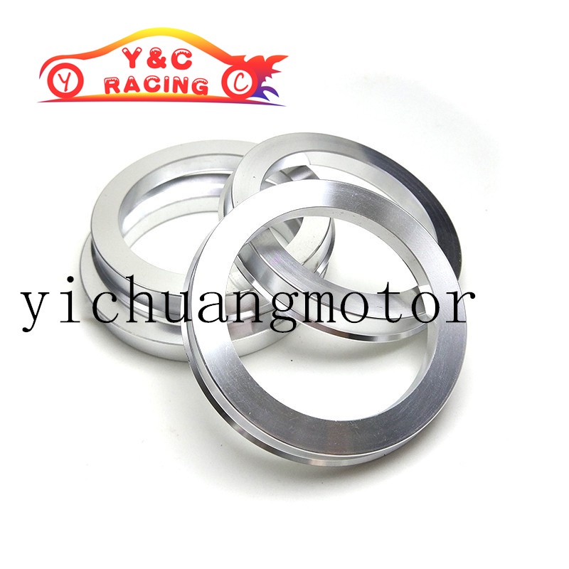 Bộ Bốn Ốp Đậy Trục Bánh Xe Hơi Bằng Hợp Kim Nhôm 66.6 73.1 turn 67.1 / 66.6 / 66.1 / 64.1 / 63.4 / 60