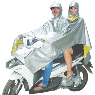 Áo mưa 2 da 2 đầu 37k.
