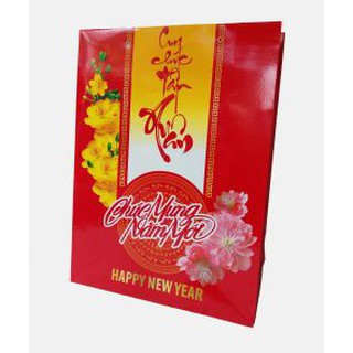 10 Túi giấy Chúc Mừng Năm Mới (túi đựng quà tết)