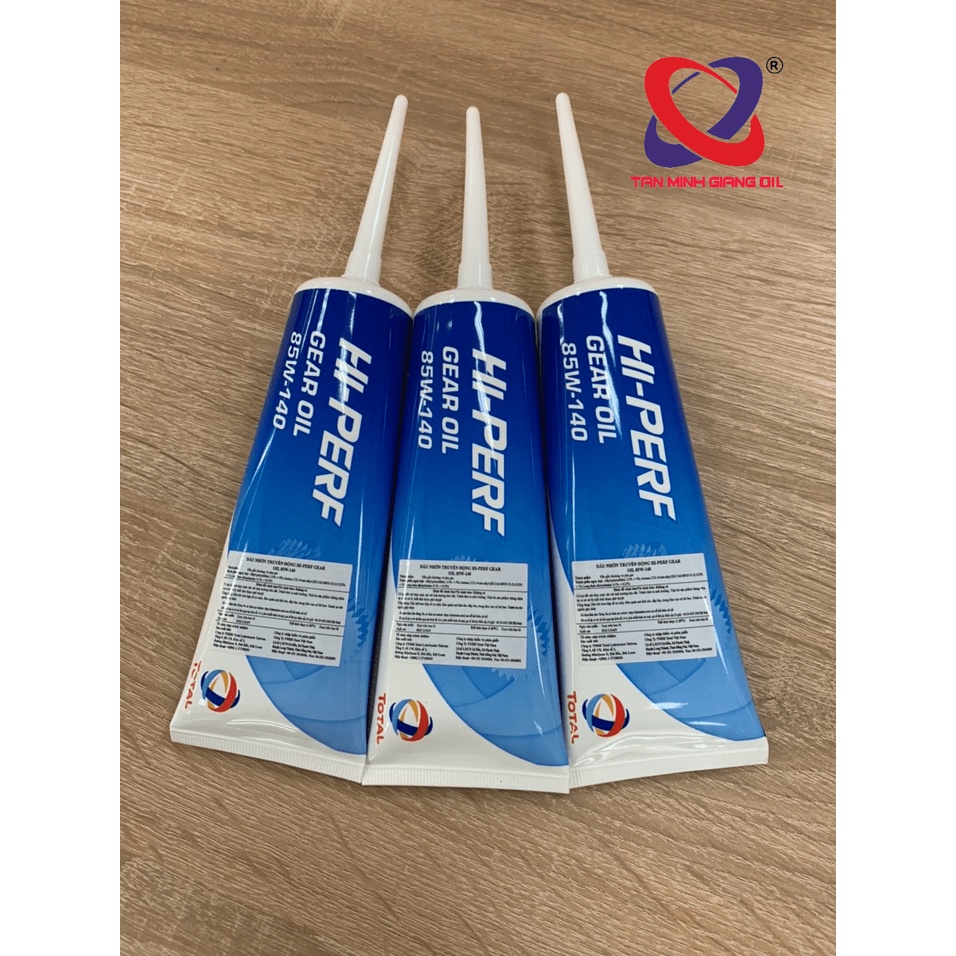 Dầu láp xe ga, nhớt láp hộp số Total Hi Perf Gear Oil 85W140 combo 2-4 tuýp