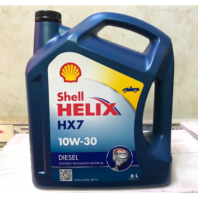 Nhớt Shell Helix HX7 10W30 6L