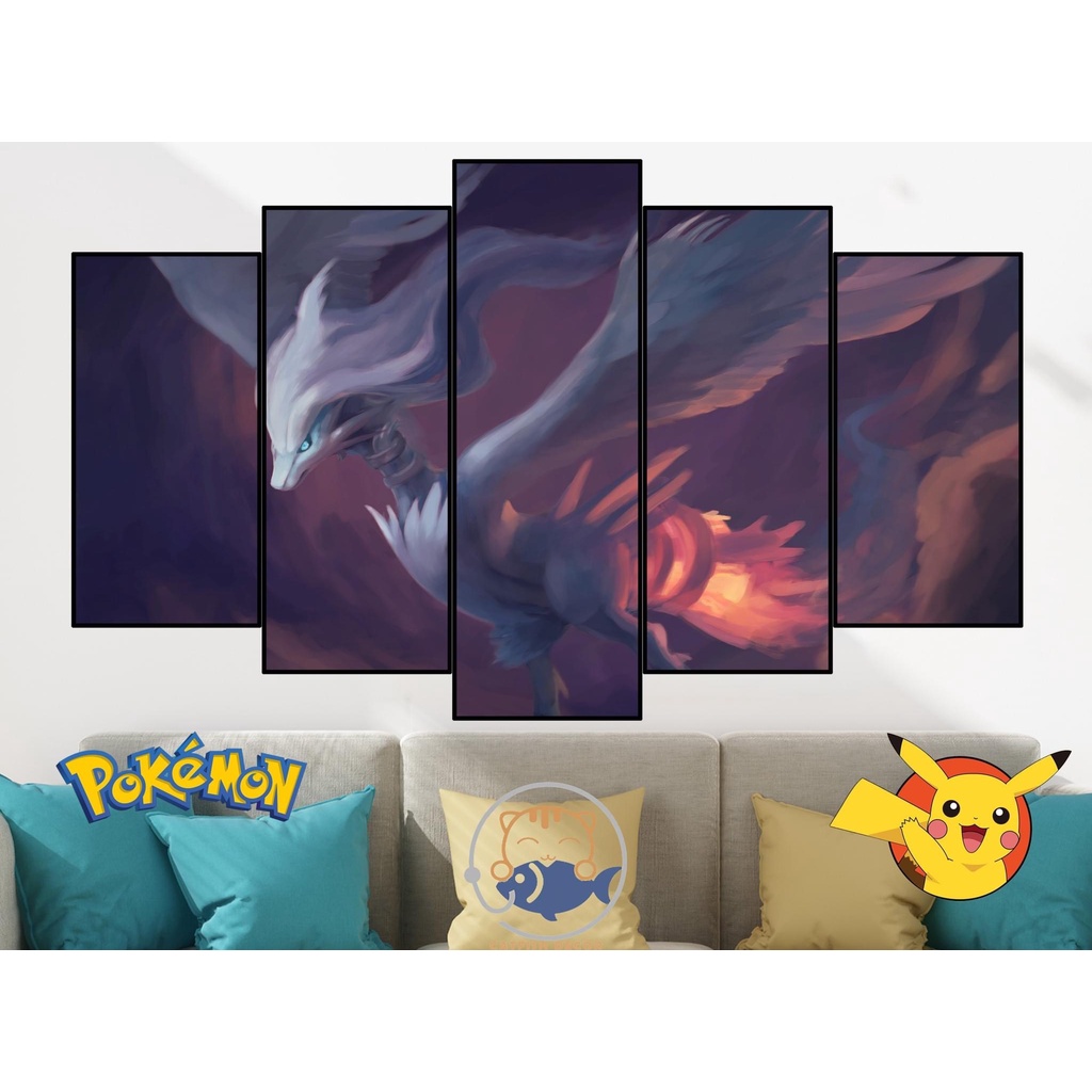 Tranh ghép dán tường Room Decor trang trí phòng ANIME POKEMON - BỘ 1
