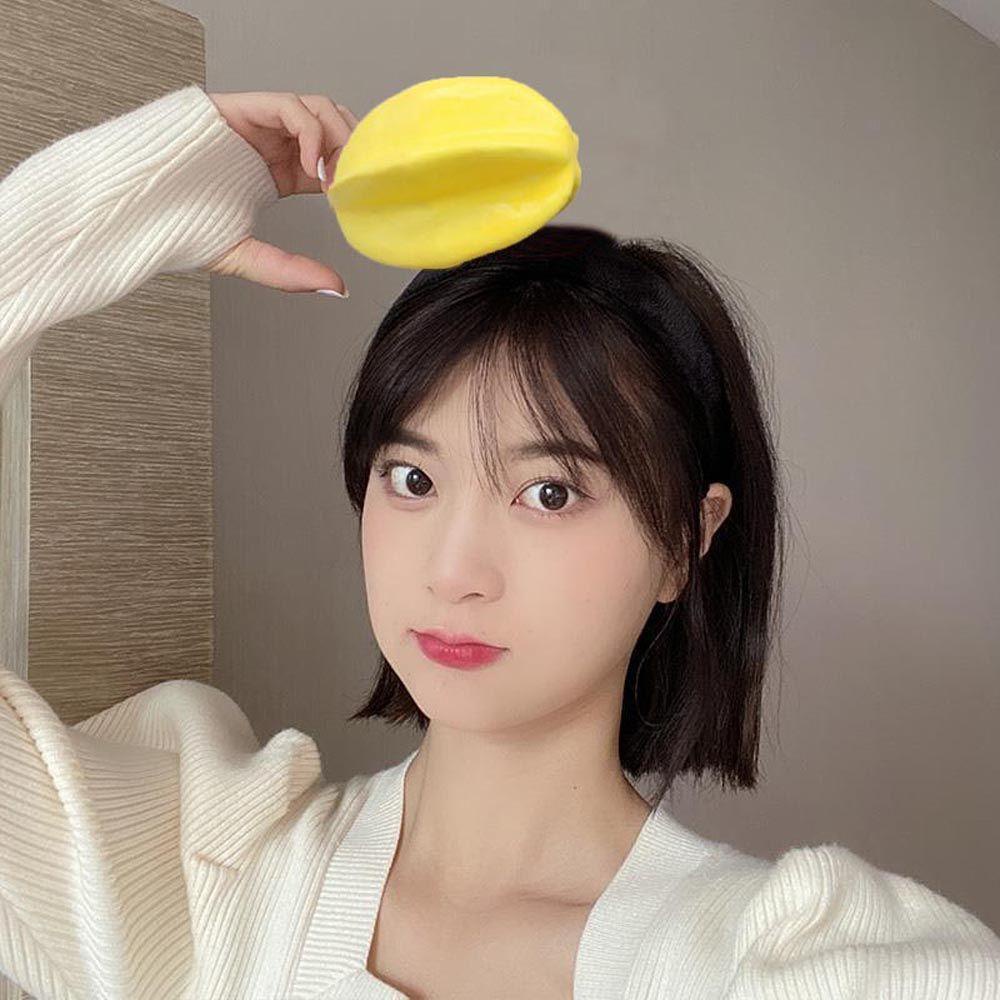 Băng Đô Cài Tóc Chống Trượt Hình Trái Cây Dễ Thương Cho Nữ