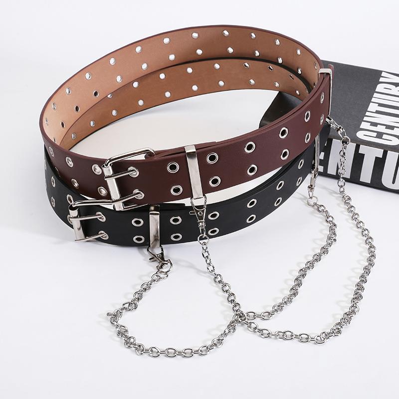 ₪№♝Thắt Lưng Hai Lớp Phong Cách Hàn Quốc Dễ Phối Đồ Cho Nữ