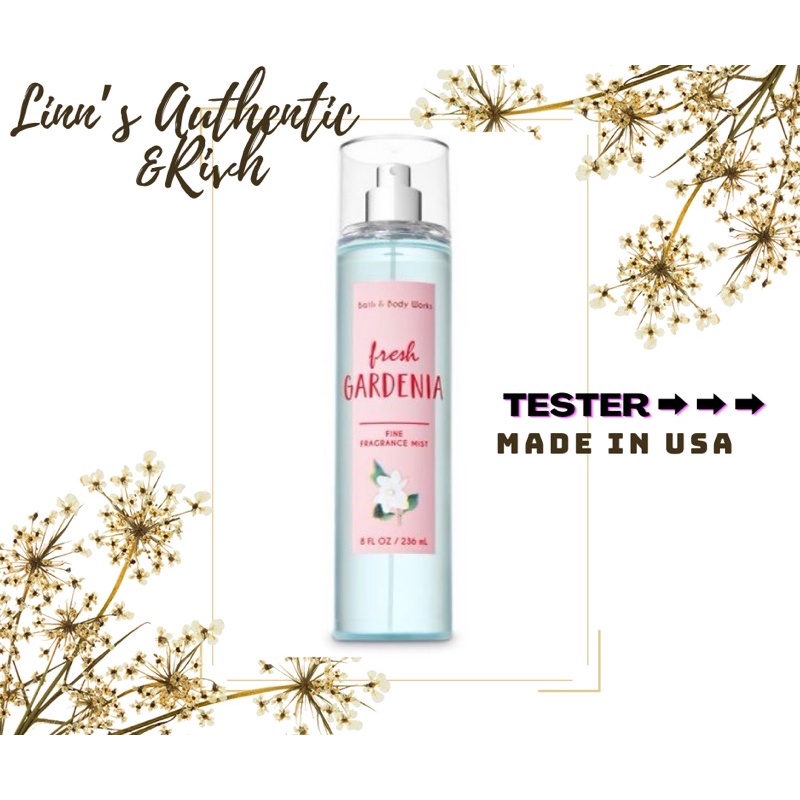 FRESH GARDENIA - Xịt Thơm Toàn Thân Body Mist Bath & Body Works Usa