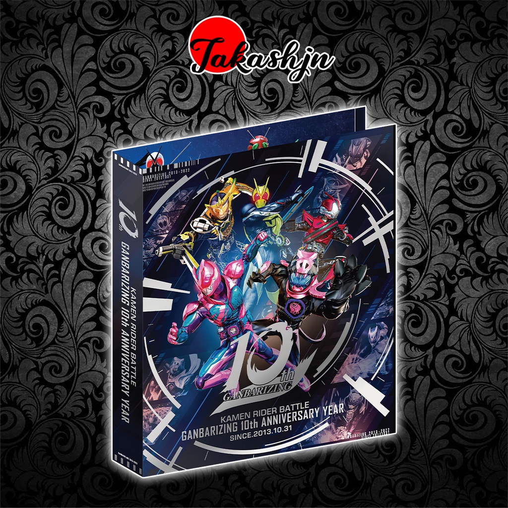 Độc Quyền Phản Quang 7 Màu] Bìa Album sưu tập thẻ Bài Kamen Rider 9 ngăn