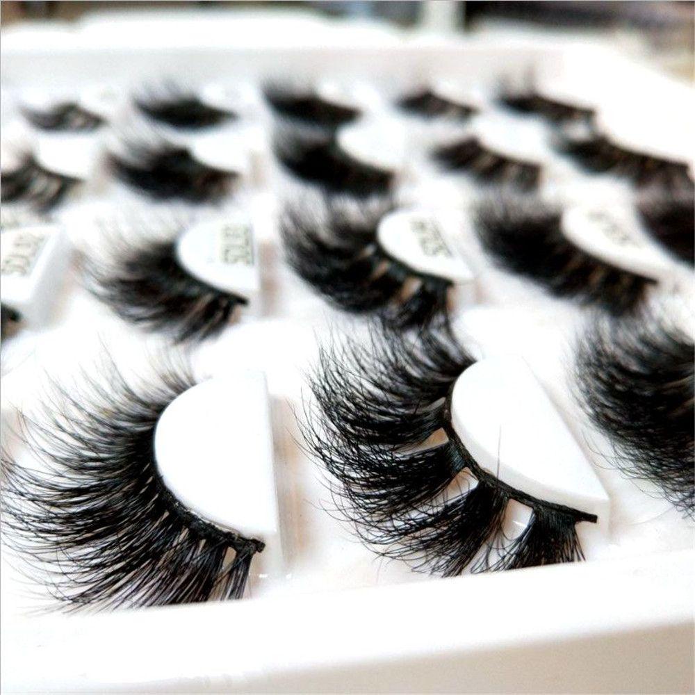 1 Cặp Lông Mi Giả Dài 25mm Trang Điểm Thời Trang Cho Nữ