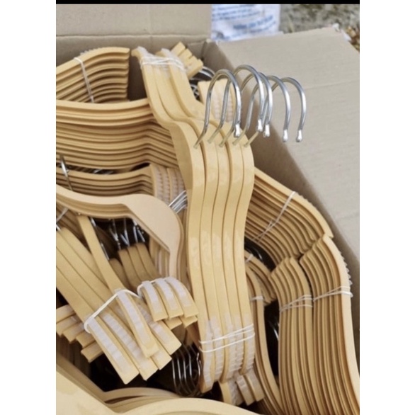 combo 10 móc áo dây chất liệu nhựa