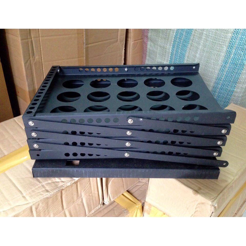 [Nhập khẩu chính hãng] Giá kệ để catalog brochure tờ rơi, menu bằng sắt khổ A4, 4 tầng bằng sắt