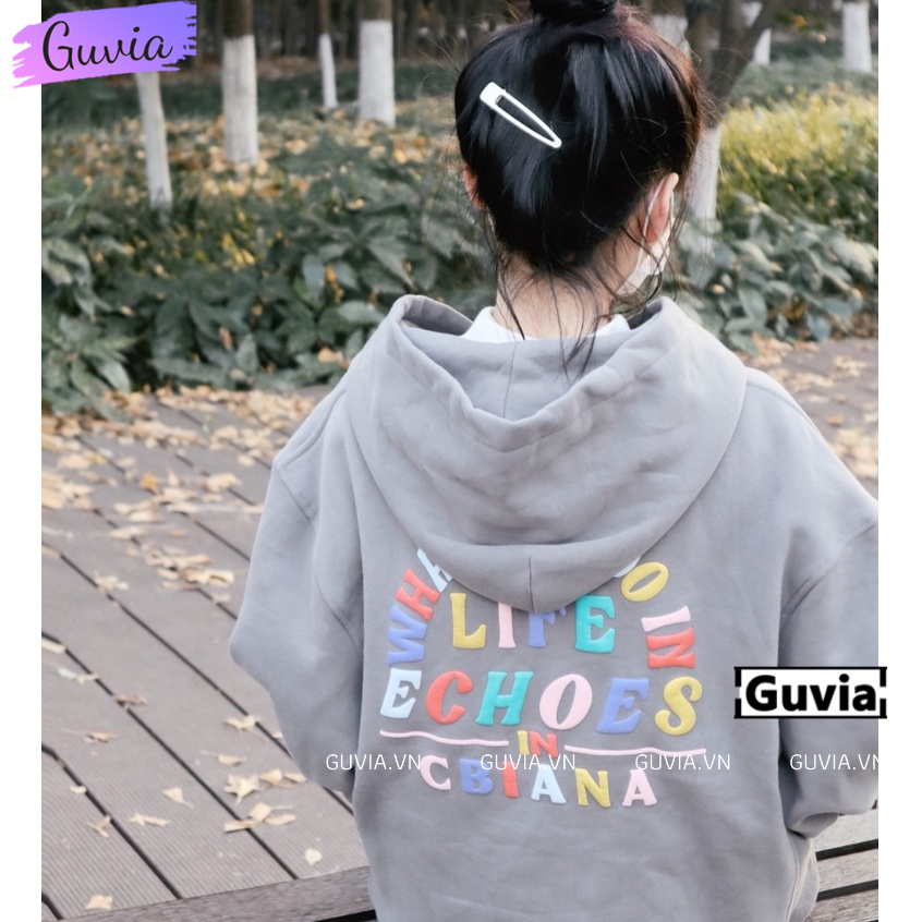 Áo Hoodie CBIANA Nam Nữ Ulzzang Unisex Áo Khoác Nỉ Dây Kéo Form Rộng GUVIA