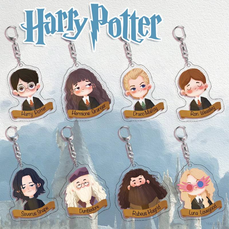 Móc khóa nhựa acrylic in hình các nhân vật trong Harry Potter độc đáo