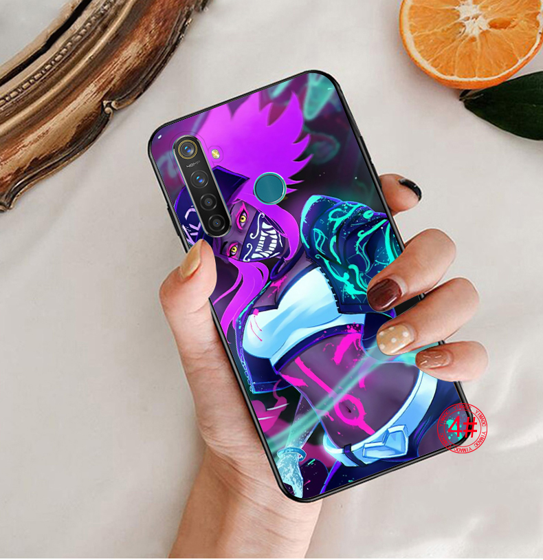 Ốp Lưng Mềm In Hình Liên Minh Huyền Thoại Cho Realme 8 C20 C31 V15 Gt Neo Nrz 30a Oppo Find X3 Pro