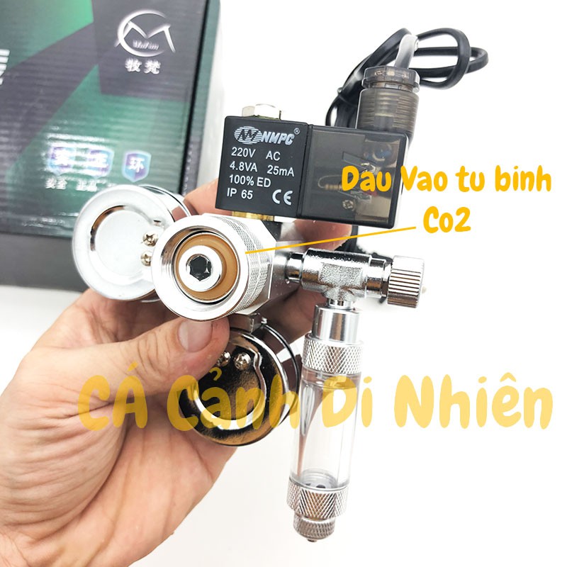 Van Điện Mufan cân chỉnh lượng Co2 cho hồ cá thủy sinh G5/8