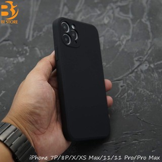 Ốp lưng silicone viền vuông cho iPhone