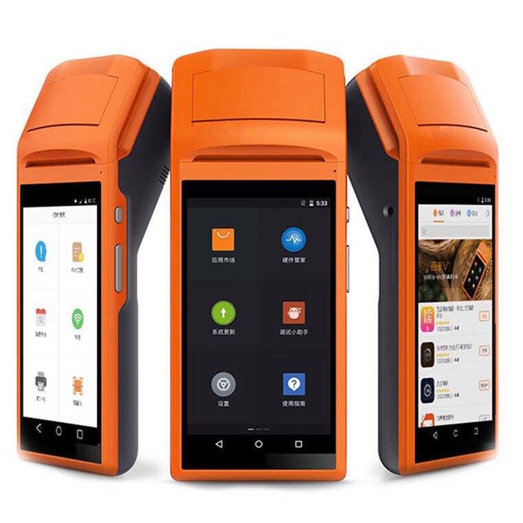 Máy Pos Cầm Tay Sumi In Bill Tích Hợp Now Food, GoViet Food, Grab Food