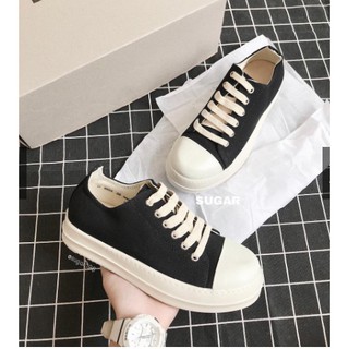 (KÈM HỘP + SALE GIÁ KHỦNG) Giầy Rick Owen Thấp Cổ