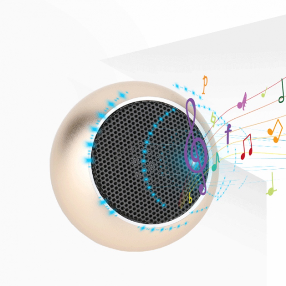Loa Bluetooth Mini Bằng Thép Trong Suốt