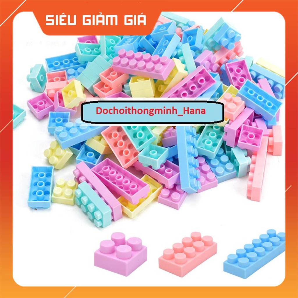 Đồ chơi Lego ráp hình tự do 💖  💖 Xếp hình tự do,nhựa nguyên sinh,màu sắc đẹp,bé vừa chơi vừa học.