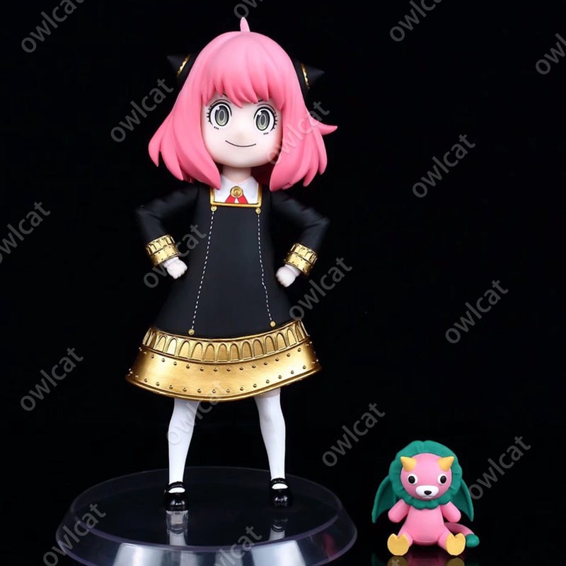 Figure Spy X Family Anya Forger Anime Ver.15-18cm Test Subject "007" Telepath 2-set Face Facial Expressions Yor Loid Bond Packed in Box Model Mô Hình Nhân Vật Phim Hoạt Hình