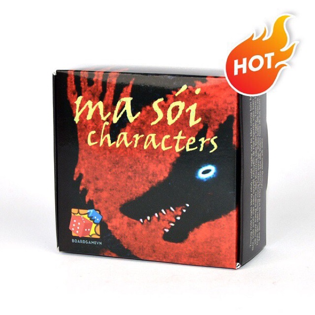Board Game Bài Ma Sói Characters Cơ Bản Việt Hoá