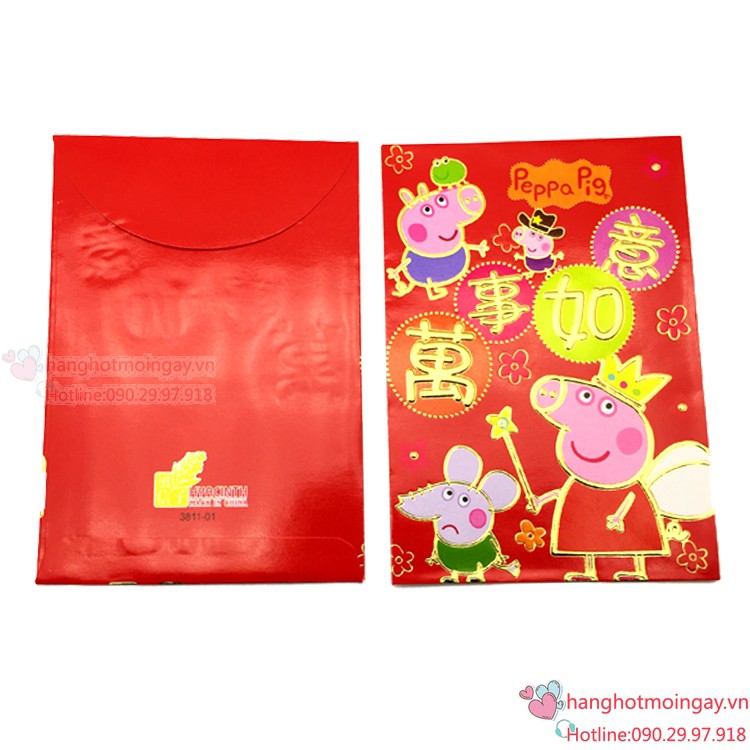 combo 6 bao lì xì Peppa Pig LX48