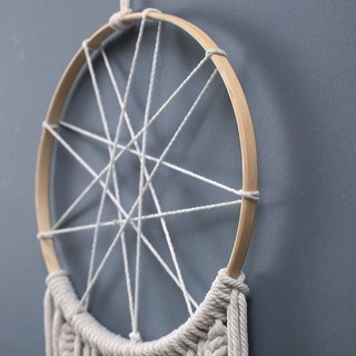 Dreamcatcher Macrame treo tường trang trí.