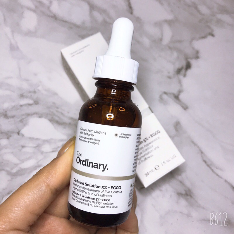 The Ordinary Caffeine Solution 5% + EGCG - 30mL - Tinh chất dưỡng mắt, giảm thâm, giảm nhăn, giảm bọng mắt.