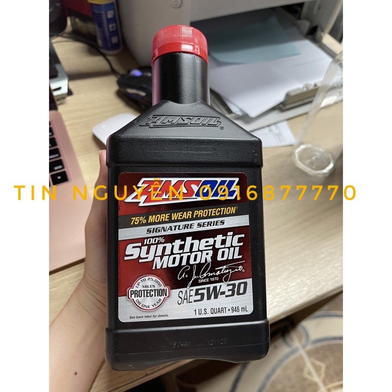 Nhớt động cơ Amsoil Signature Series 5W-30 tay ga - 946ml