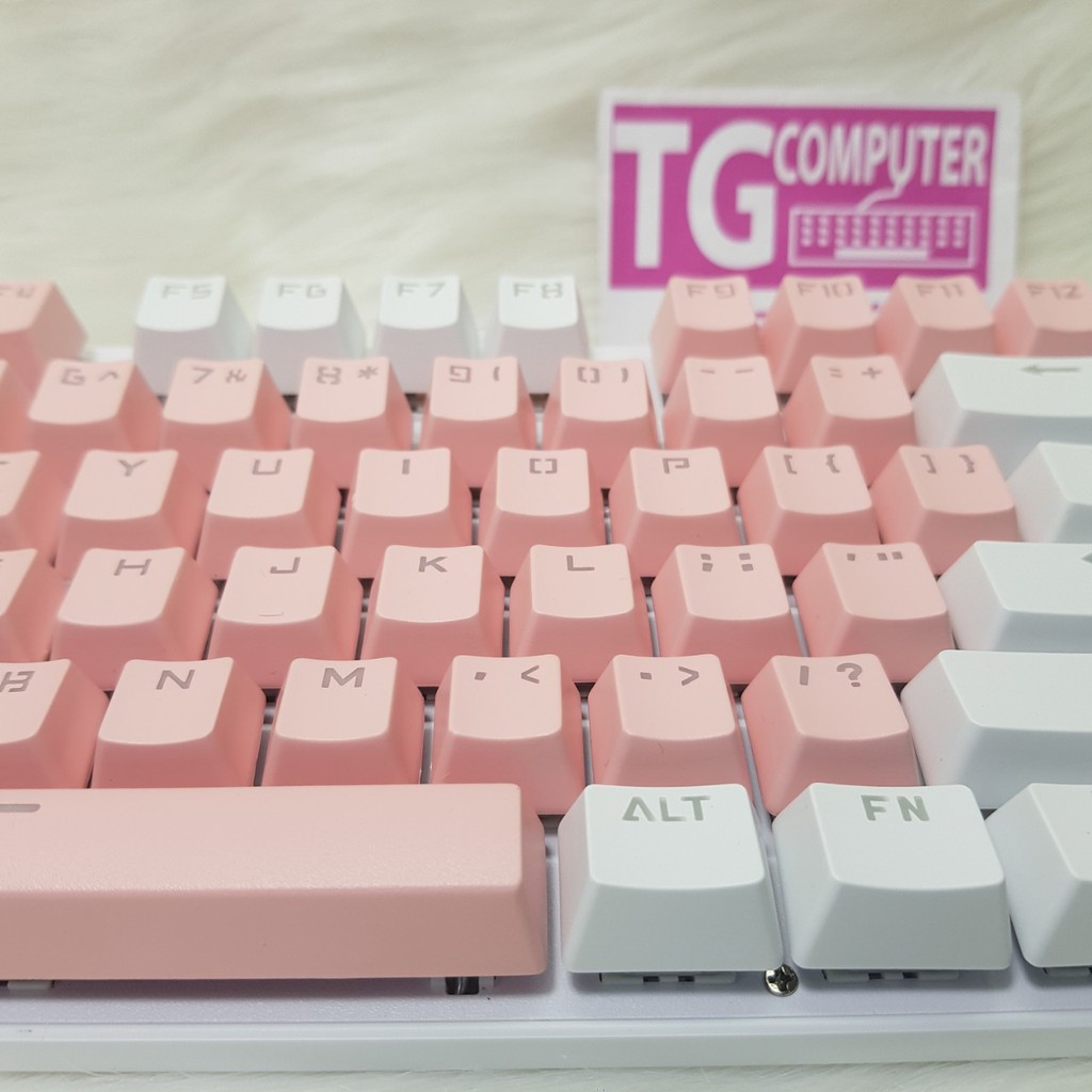 BÀN PHÍM CƠ Máy Tính Màu Hồng Led RGB - Màu xanh Chơi Game Dùng Văn Phòng Cực Đã - Loại BÀN PHÍM CƠ 87 phím | BigBuy360 - bigbuy360.vn