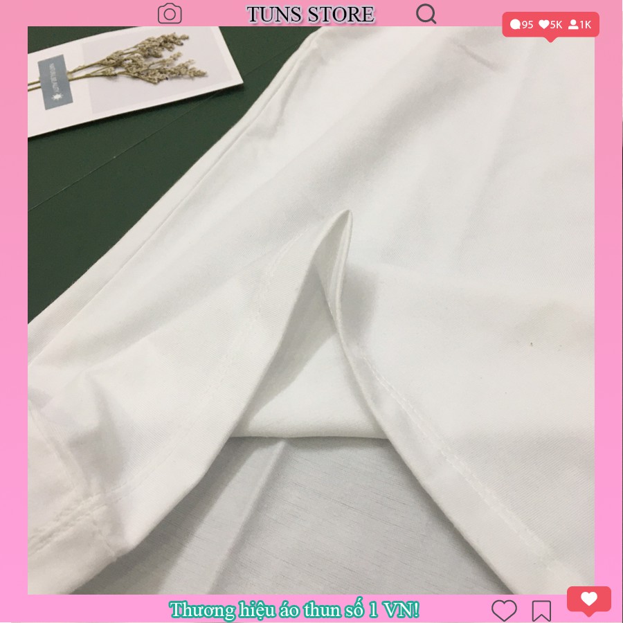 Áo Thun Trơn Nam Nữ Basic Tee Ngắn Tay Vải Cotton Thoáng Mát - TUNS STORE | BigBuy360 - bigbuy360.vn