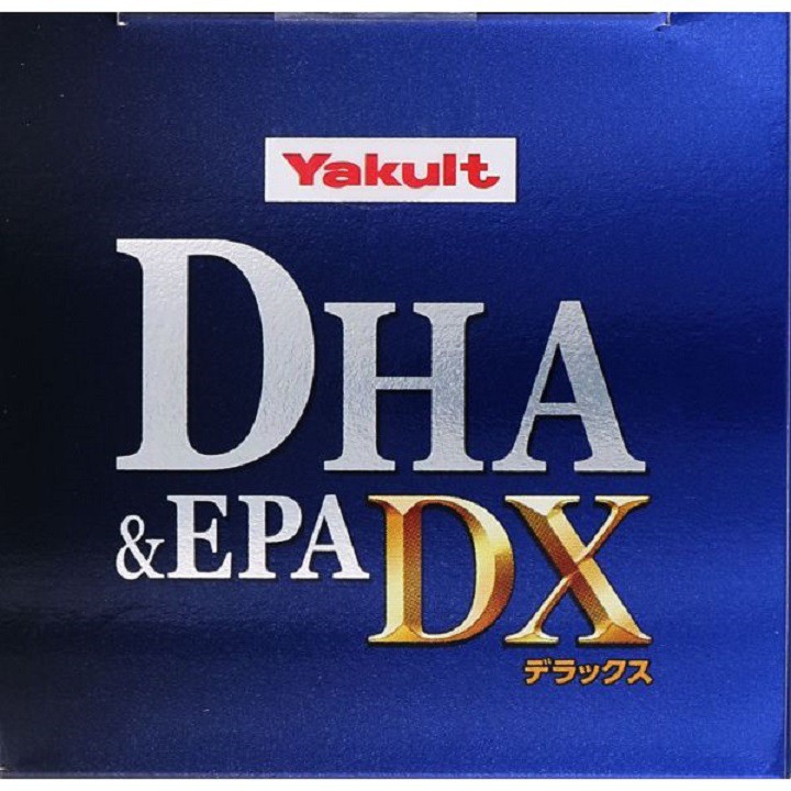Bổ não Yakult DHA EPA DX 900mg Nhật bản nội địa dành cho người trung niên, người già, có vấn đề về trí nhớ, não