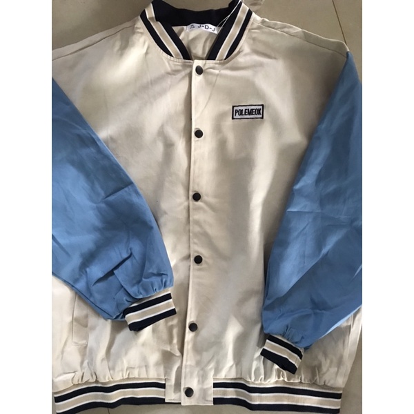 [Có ảnh thật] Áo bomber jacket kaki phối tay xanh unisex Nam Nữ shop Jum.closet | BigBuy360 - bigbuy360.vn