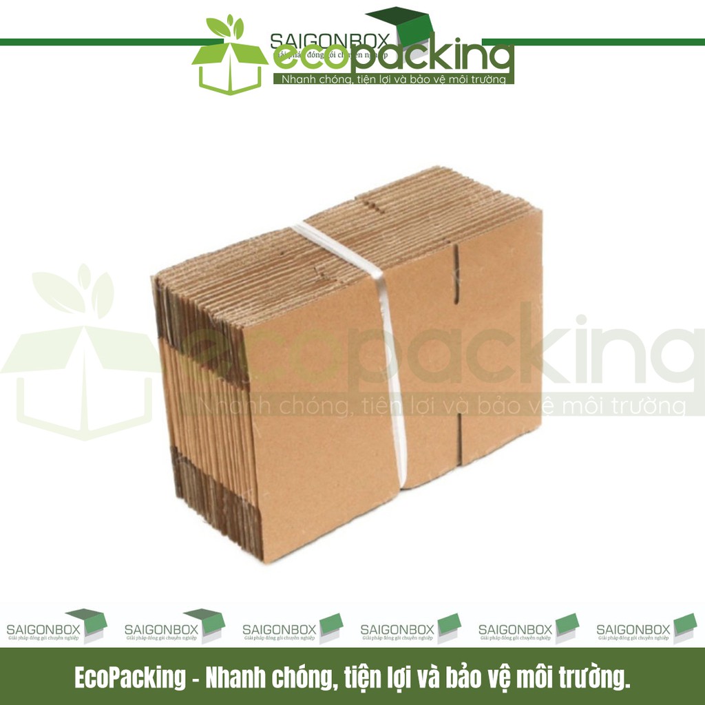 [XẢ KHO] Combo 25 thùng giấy carton size 20x10x10 cm để đóng gói giao hàng