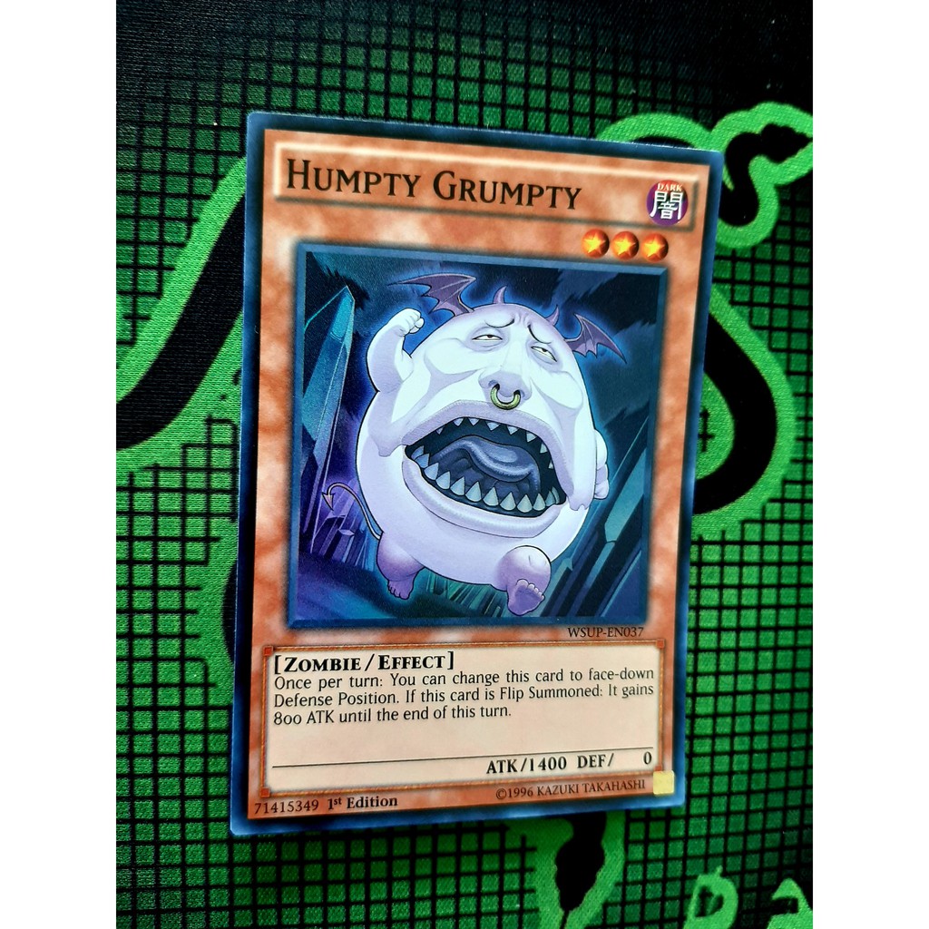 [ Đỗ Lạc Shop ] Thẻ Bài Mint90 Yugioh Monster Humpty Grumpty - WSUP-EN037 - Super Rare